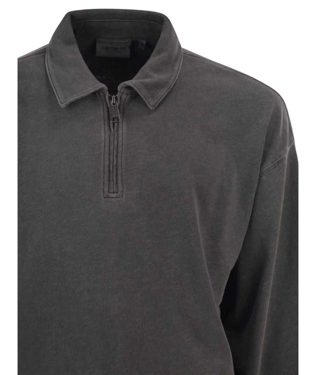 CARHARTT Серый хлопковый джемпер / свитер, фото 3