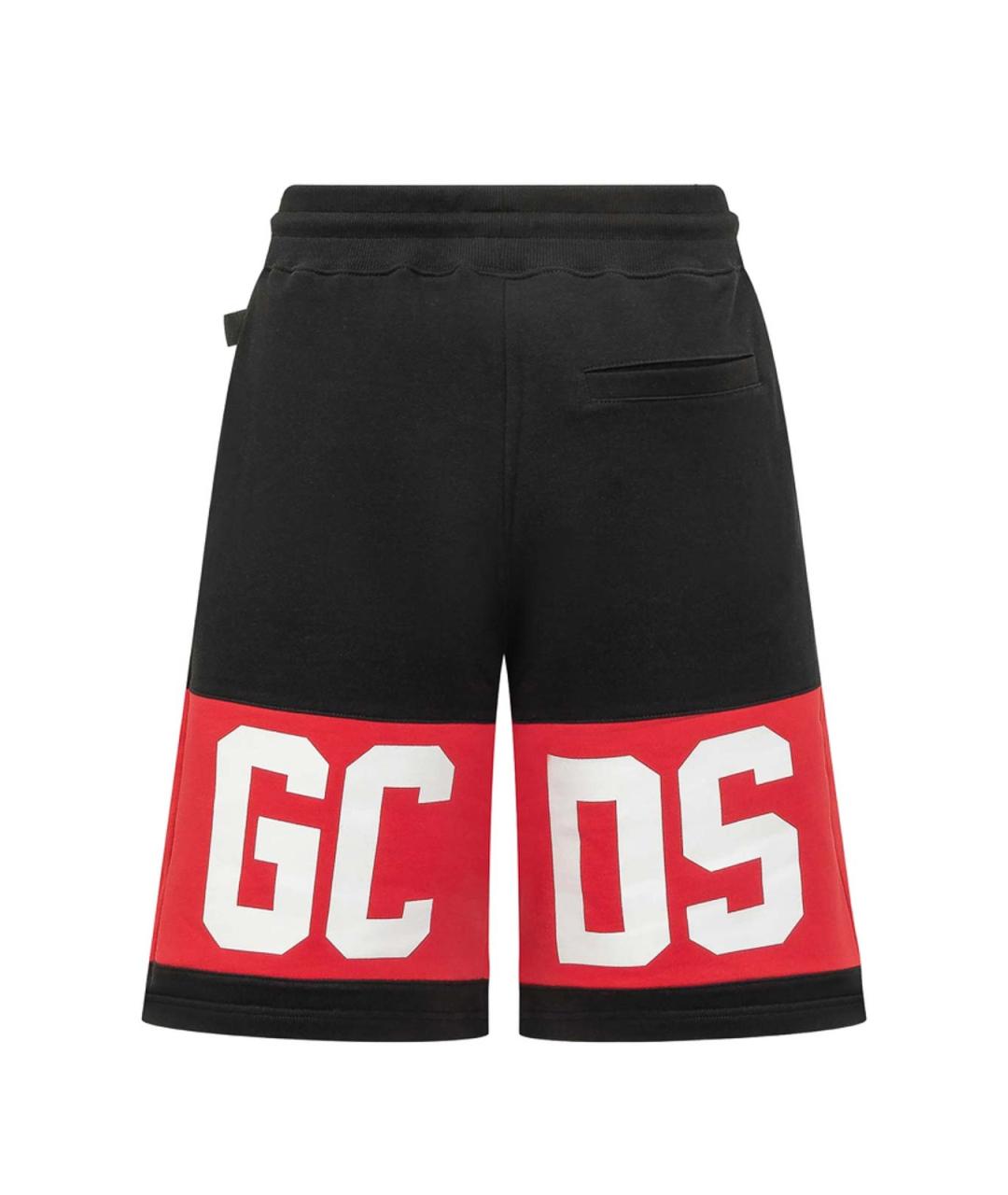 GCDS Черные хлопковые шорты, фото 2