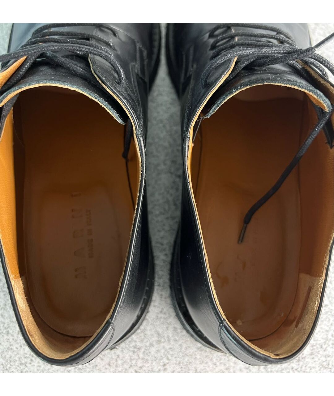 MARNI Черные кожаные туфли, фото 6