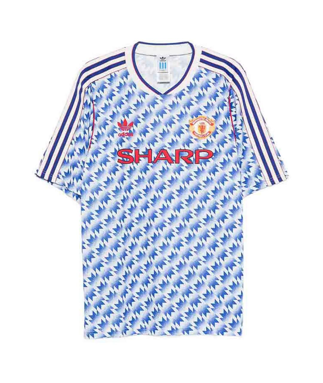 ADIDAS Синяя синтетическая футболка, фото 1