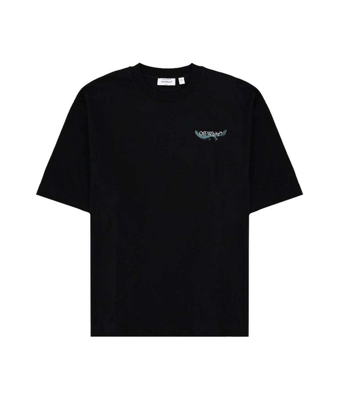 OFF-WHITE Черная футболка, фото 1