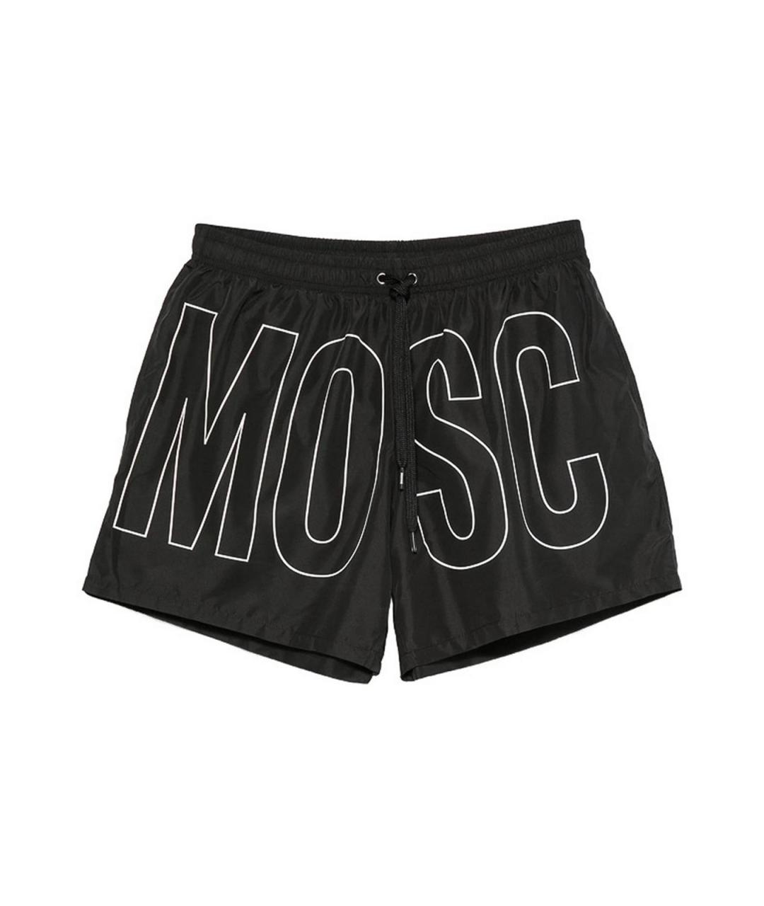 MOSCHINO Черные полиэстеровые плавки, фото 1