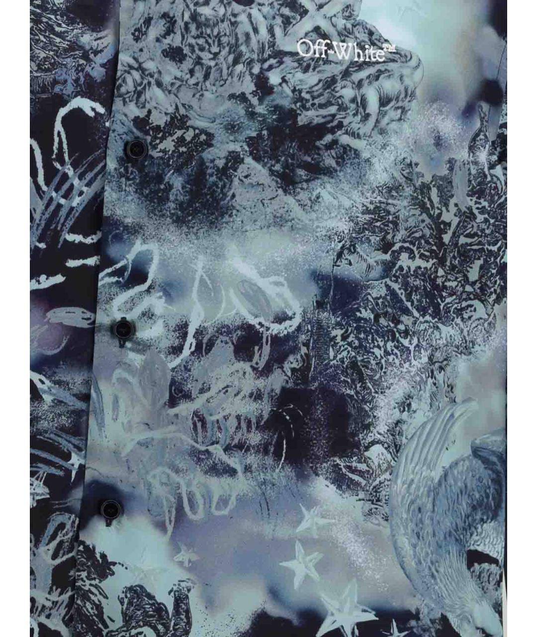 OFF-WHITE Синяя кэжуал рубашка, фото 3