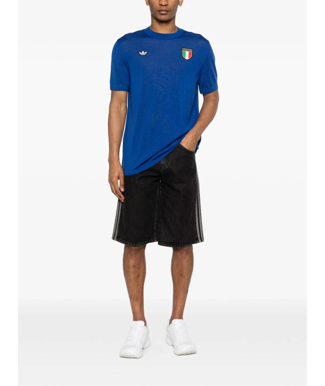 ADIDAS Синяя футболка, фото 5