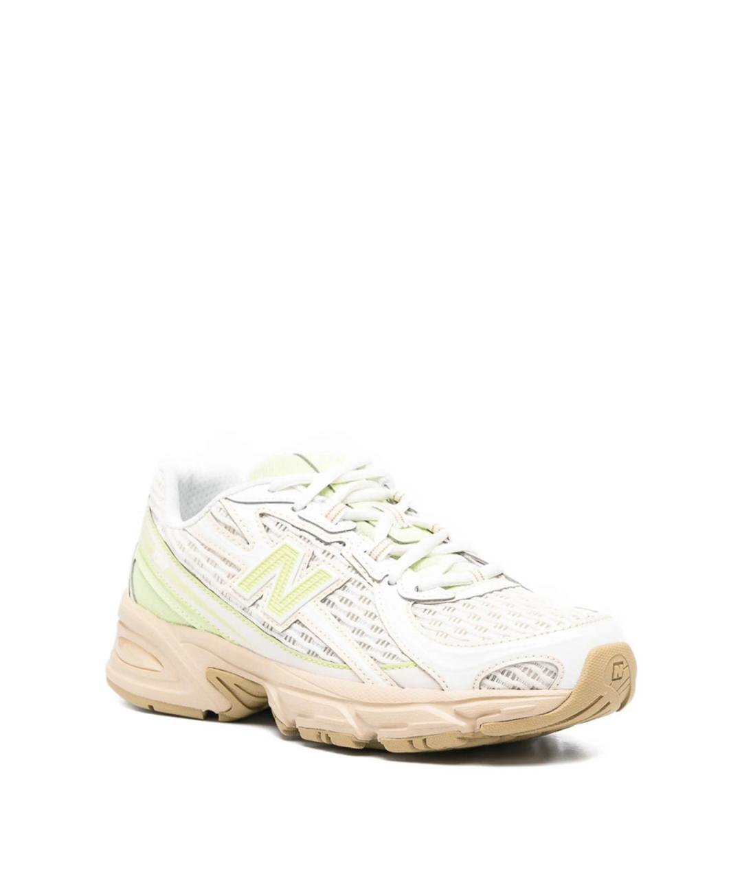 NEW BALANCE Бежевые резиновые кроссовки, фото 4