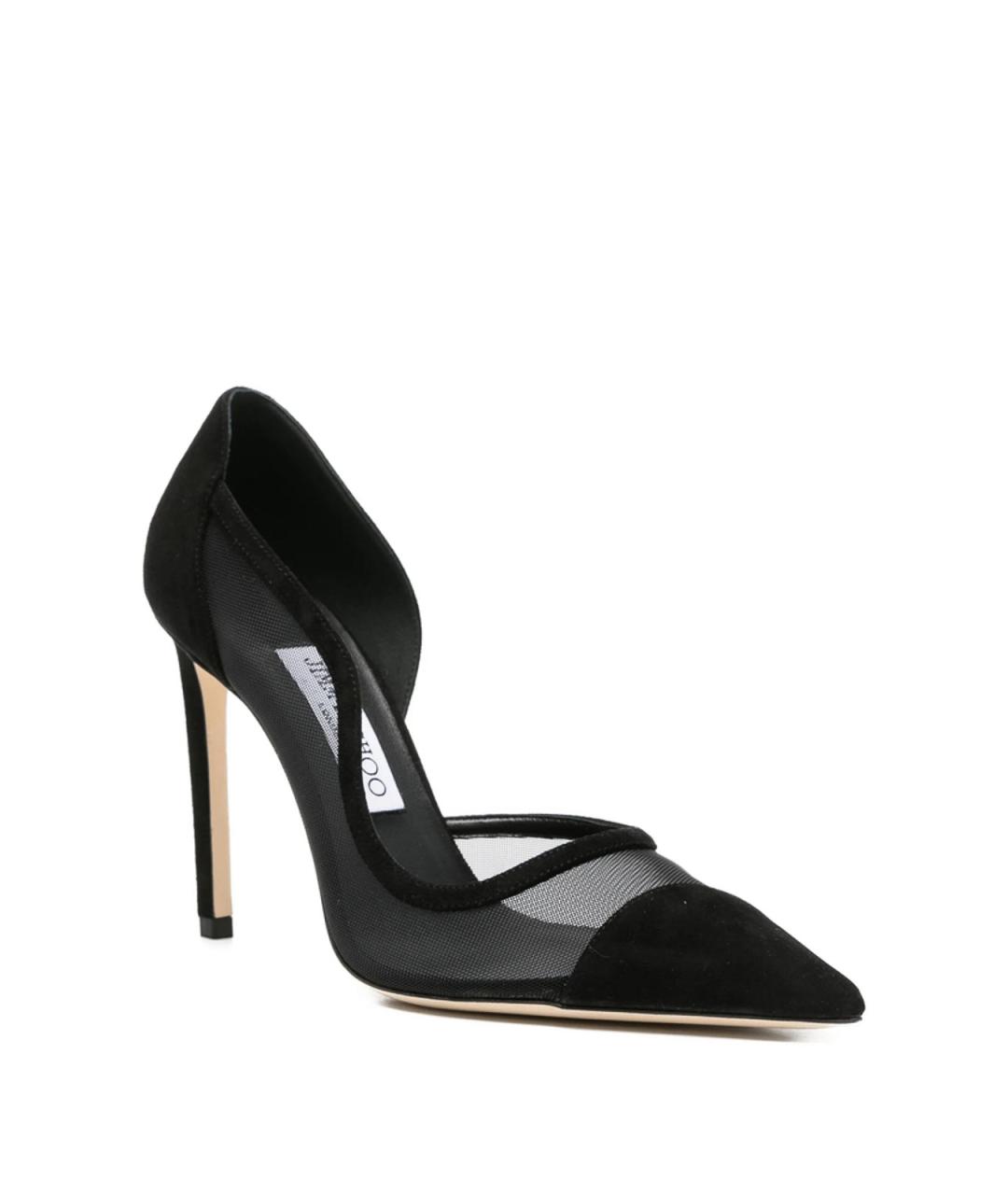 JIMMY CHOO Черные замшевые сандалии, фото 3