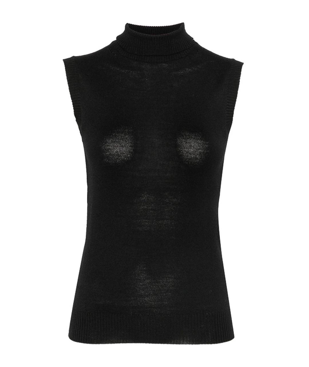 SPORTMAX Черная шерстяная водолазка, фото 1