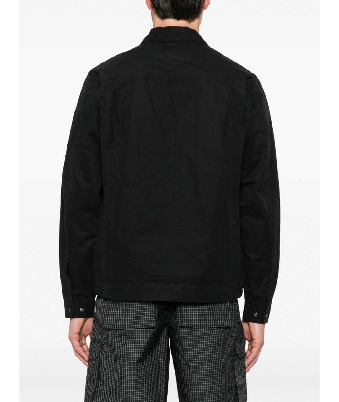 CP COMPANY Черная хлопковая кэжуал рубашка, фото 5