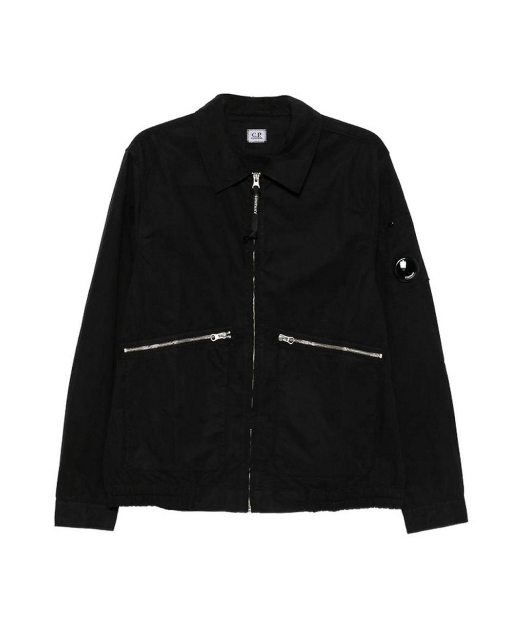 CP COMPANY Черная хлопковая кэжуал рубашка, фото 1