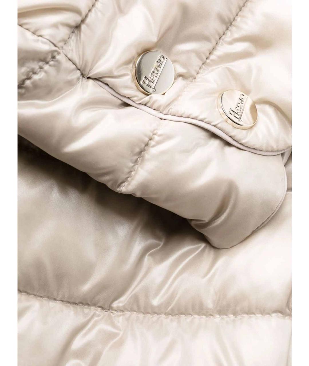 HERNO Серебряный пуховик, фото 4