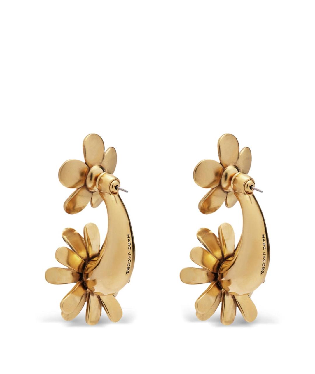 MARC JACOBS Золотые металлические серьги, фото 3