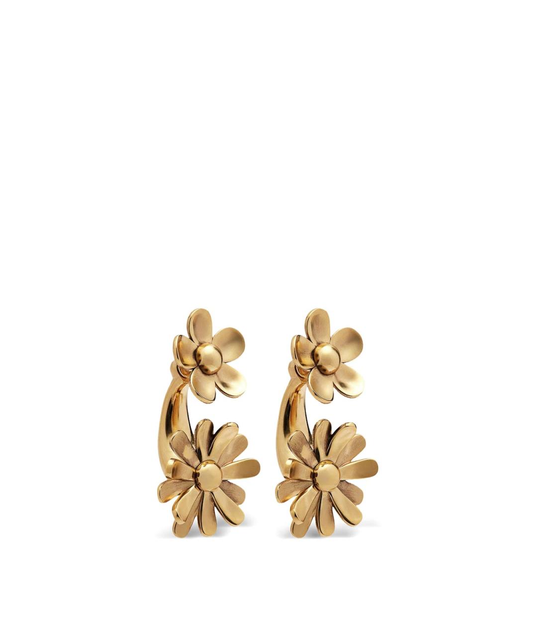 MARC JACOBS Золотые металлические серьги, фото 1