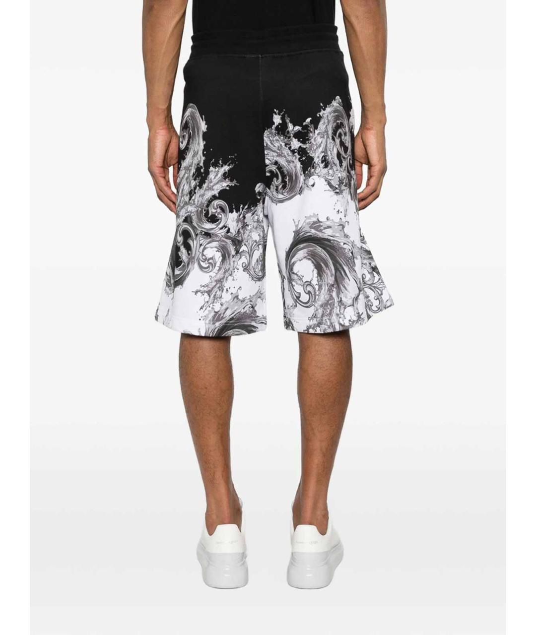 VERSACE JEANS COUTURE Черные хлопковые шорты, фото 5