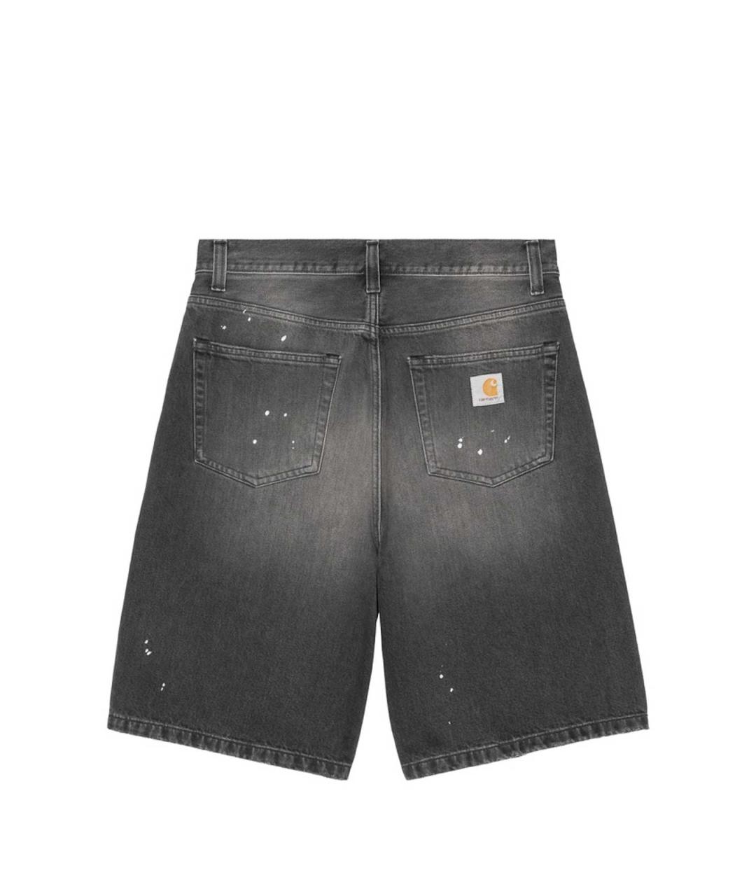 CARHARTT Черные хлопковые шорты, фото 2