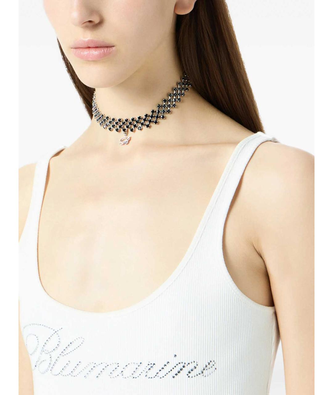 BLUMARINE Черное колье, фото 2