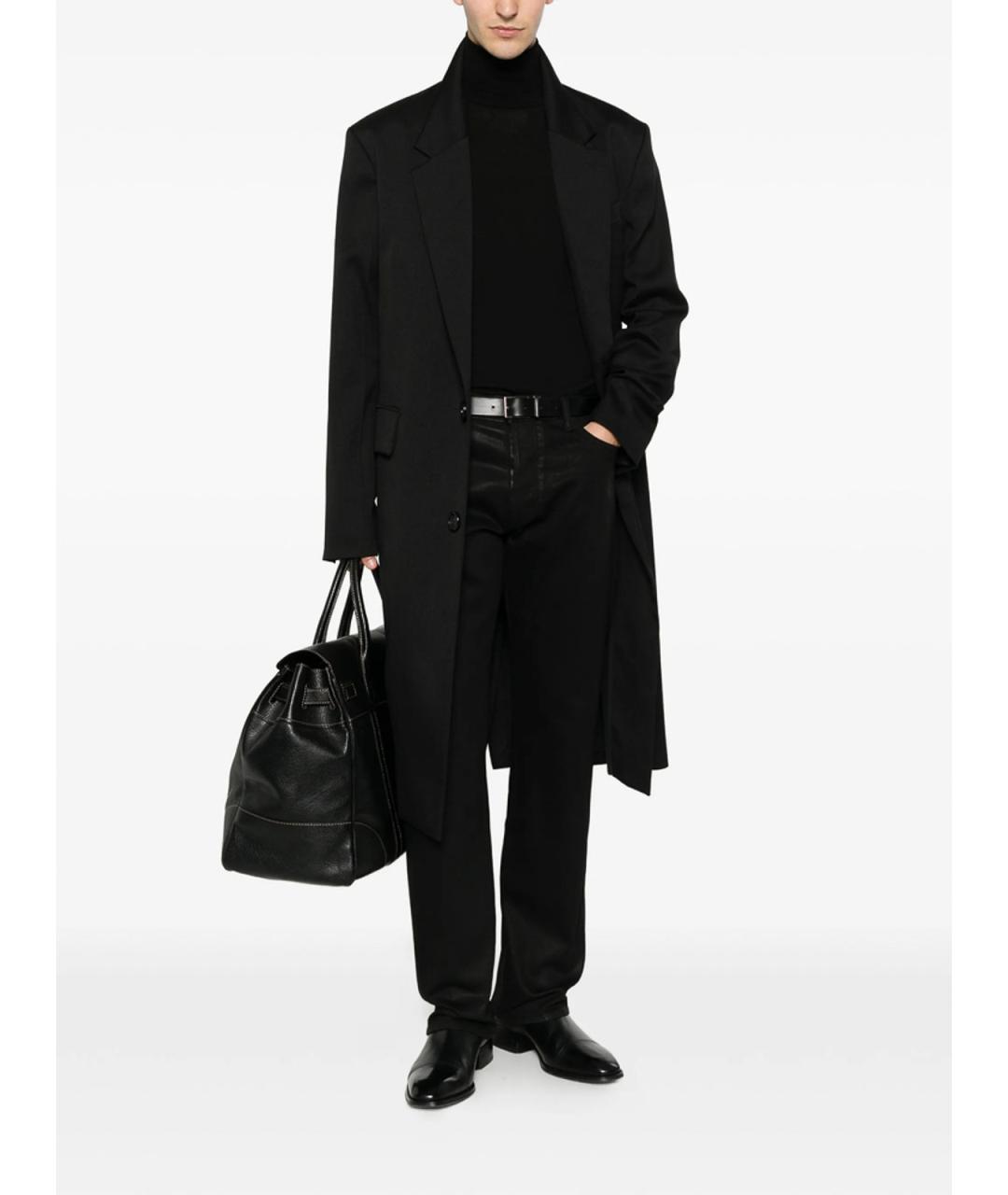 TOM FORD Черные хлопковые прямые джинсы, фото 2