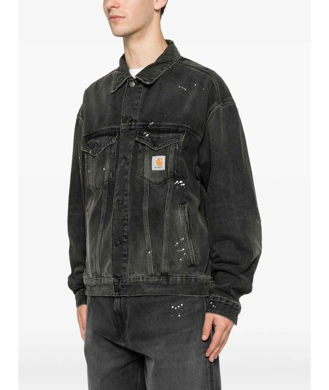 CARHARTT Черная хлопковая куртка, фото 4
