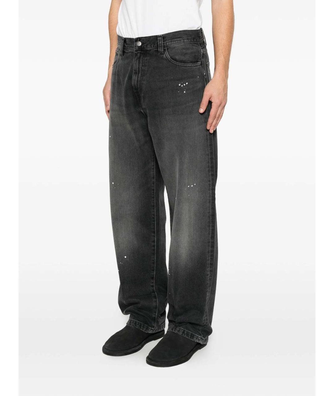 CARHARTT Черные хлопковые прямые джинсы, фото 2