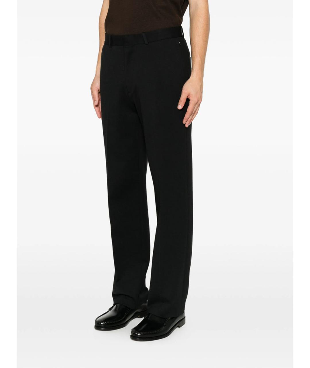 CALVIN KLEIN Черные полиамидовые повседневные брюки, фото 3