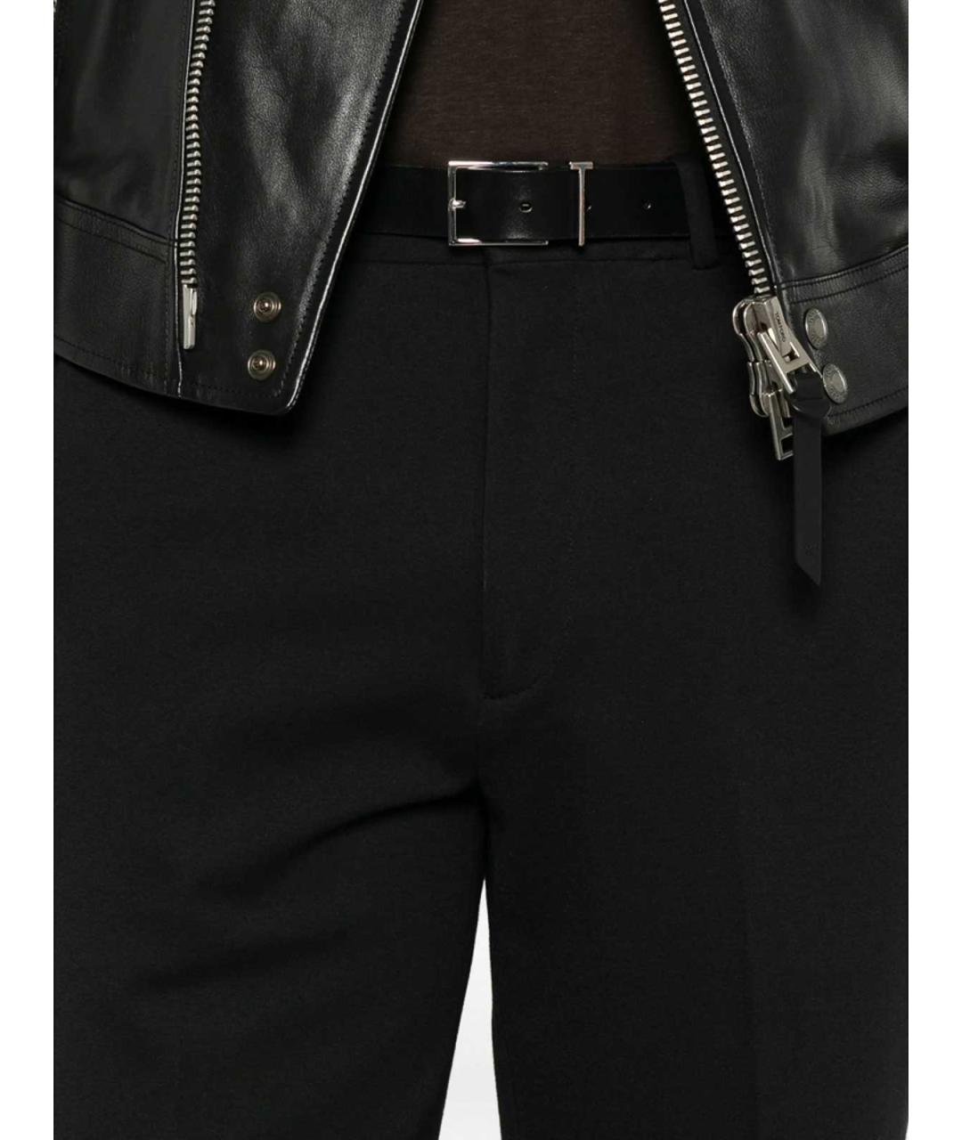 CALVIN KLEIN Черные полиамидовые повседневные брюки, фото 2
