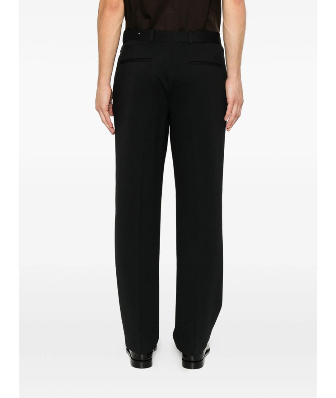 CALVIN KLEIN Черные полиамидовые повседневные брюки, фото 4