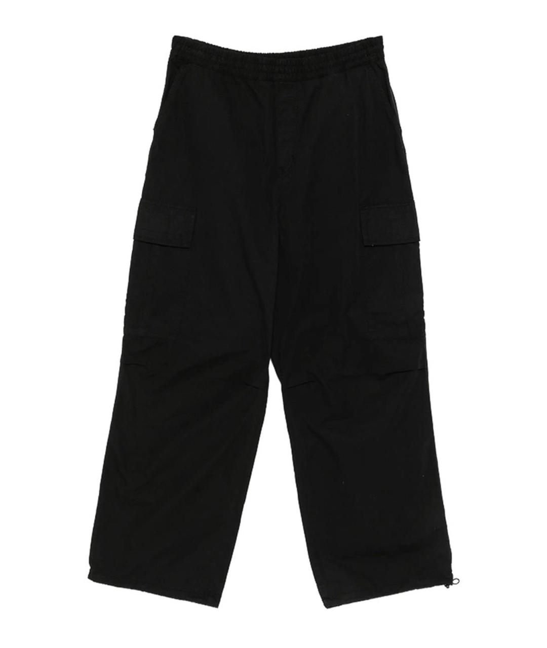 CARHARTT Черные хлопковые повседневные брюки, фото 1