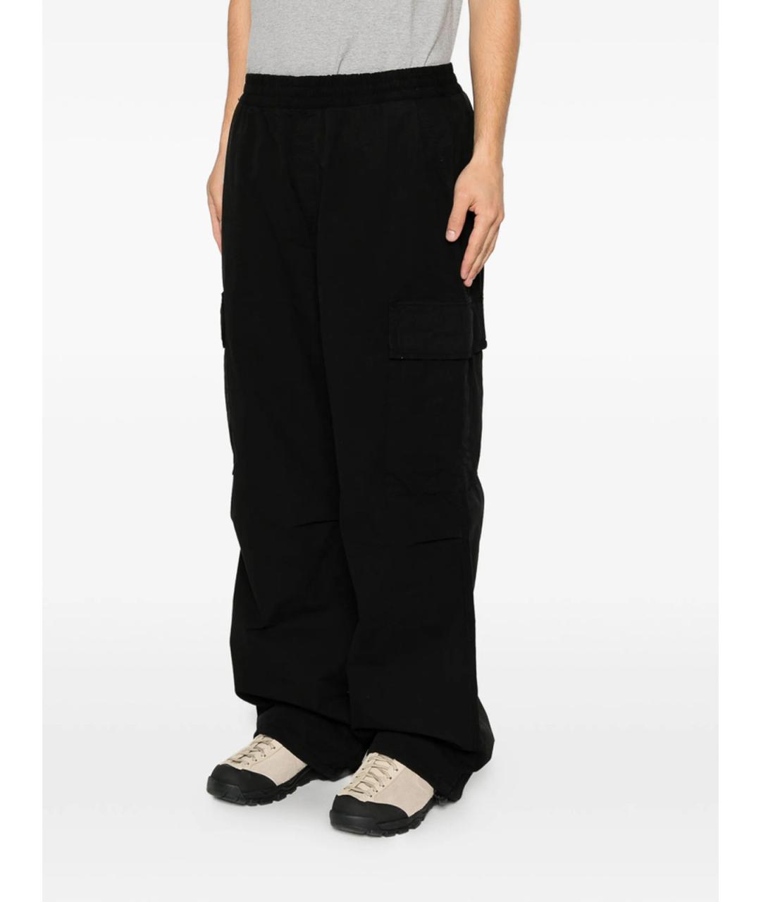 CARHARTT Черные хлопковые повседневные брюки, фото 4