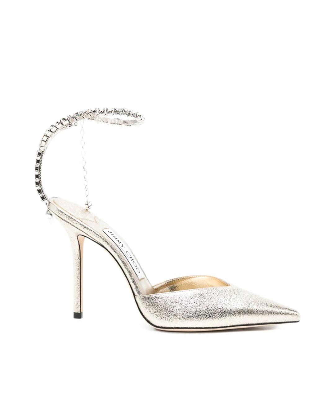 JIMMY CHOO Золотые туфли, фото 1