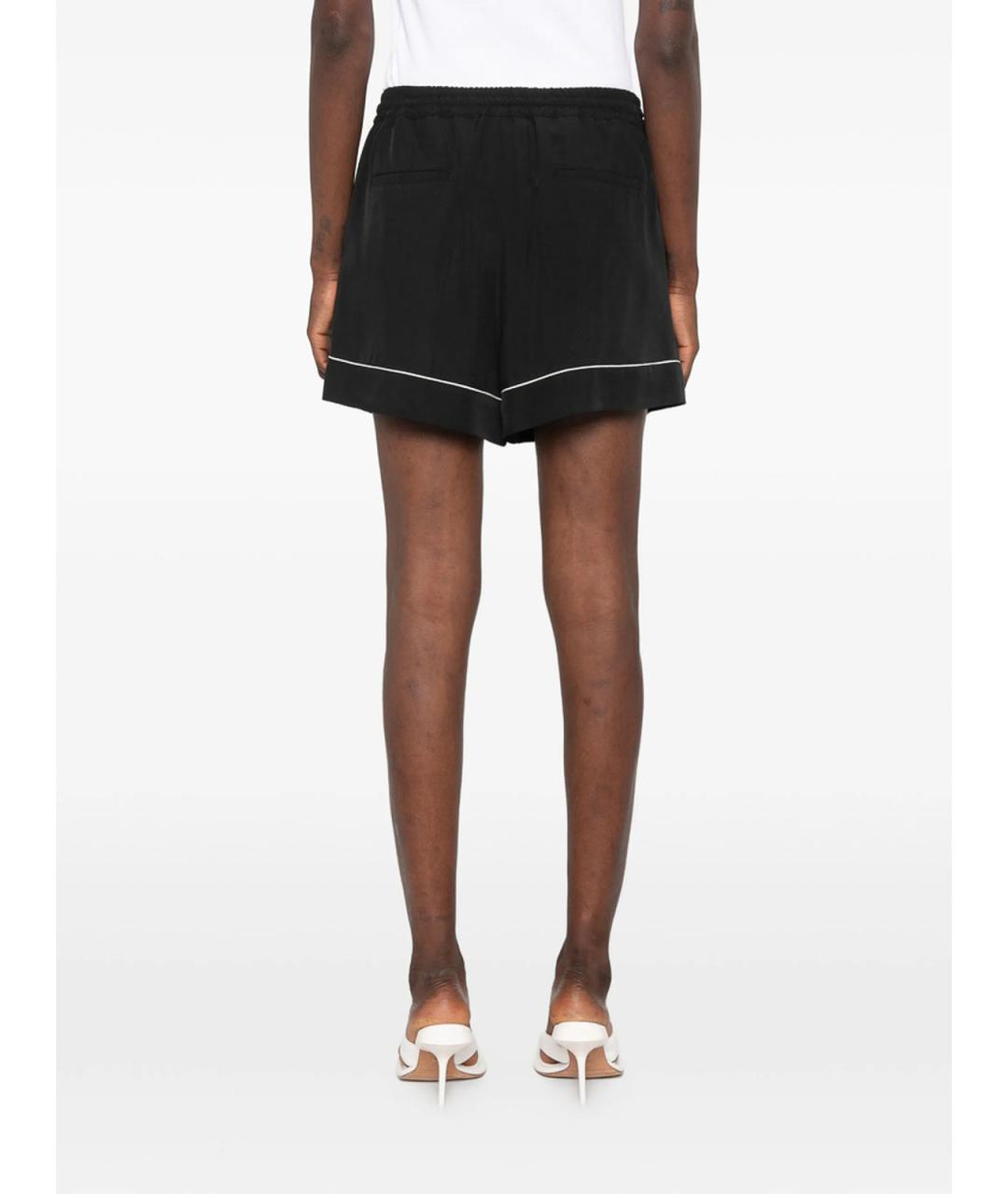 SPORTMAX Черные вискозные шорты, фото 5