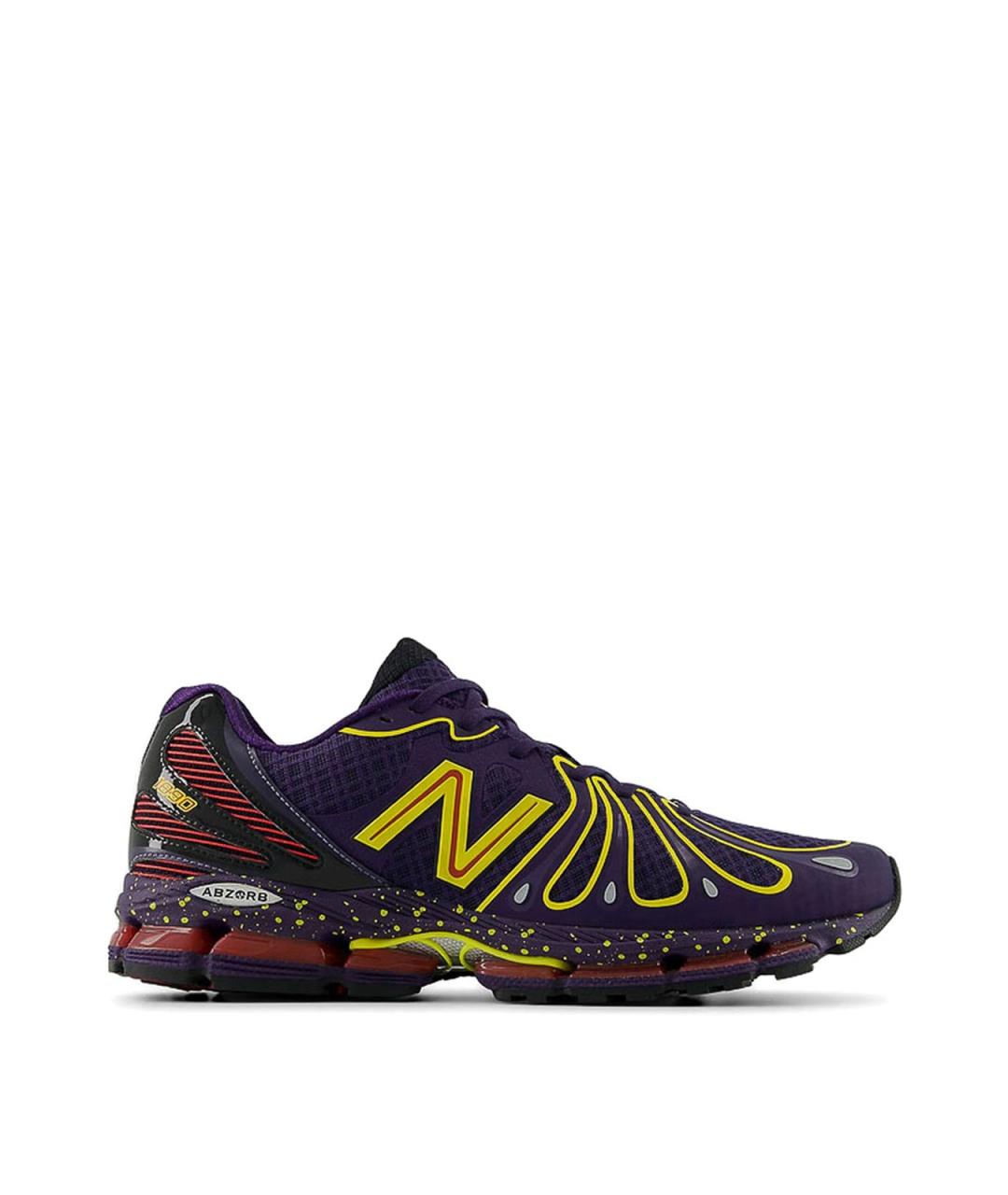 NEW BALANCE Черные резиновые низкие кроссовки / кеды, фото 1