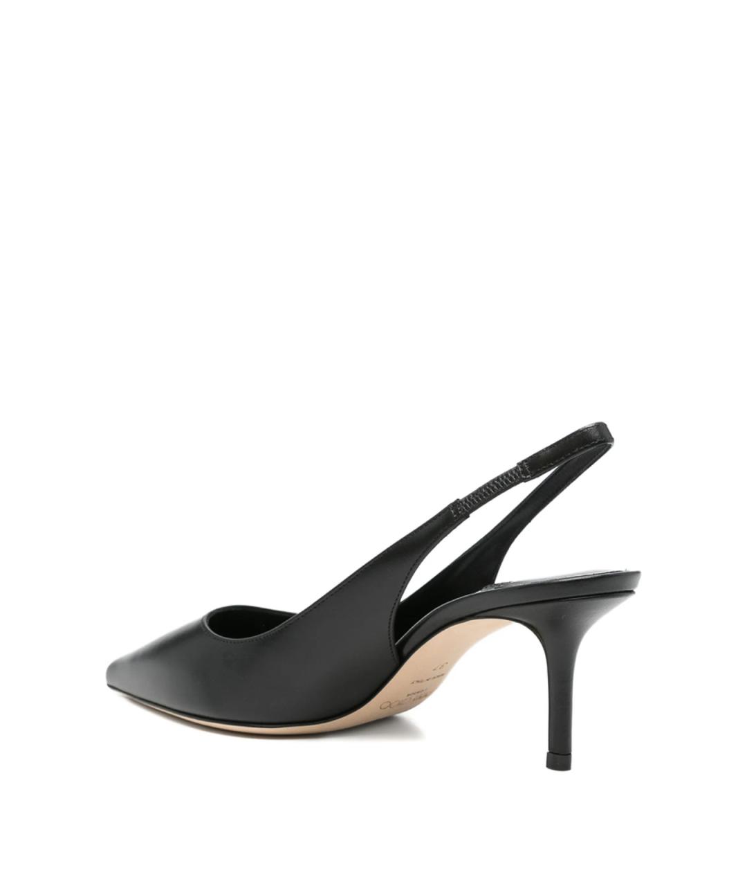 JIMMY CHOO Черные кожаные туфли, фото 4