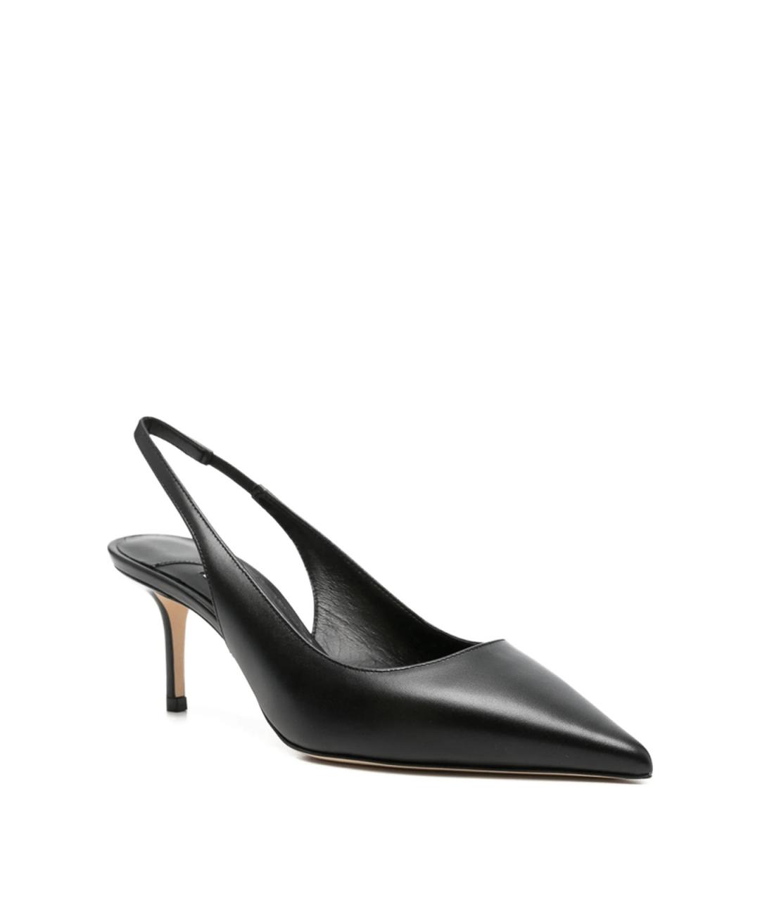 JIMMY CHOO Черные кожаные туфли, фото 2
