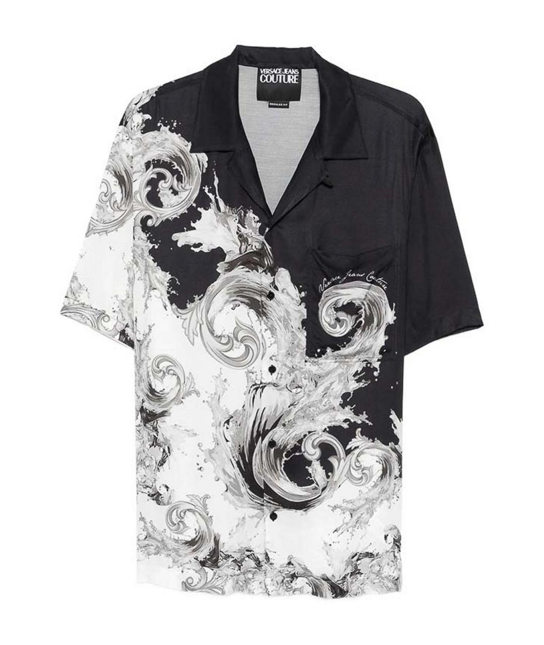 VERSACE JEANS COUTURE Черная кэжуал рубашка, фото 1