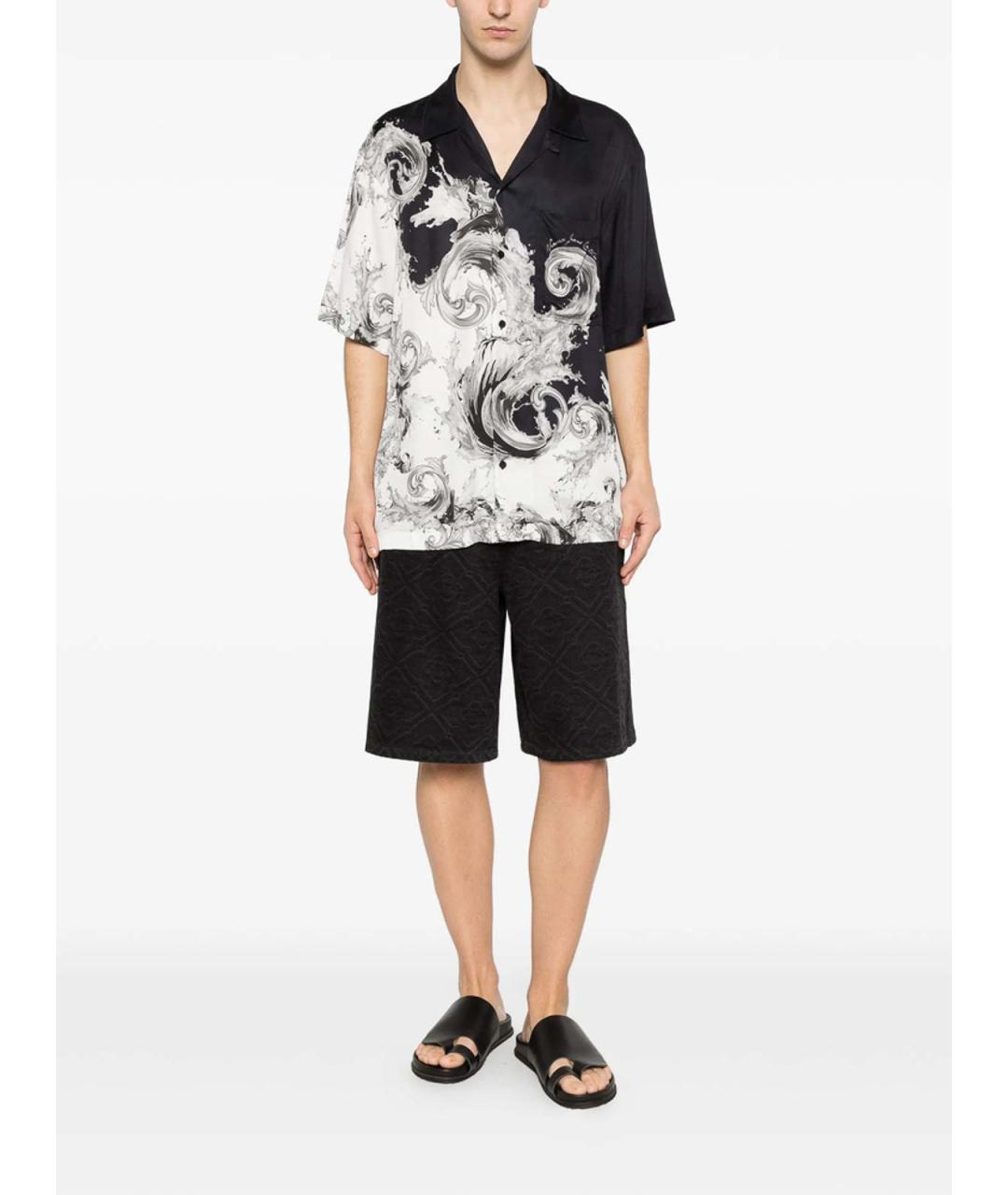 VERSACE JEANS COUTURE Черная кэжуал рубашка, фото 3