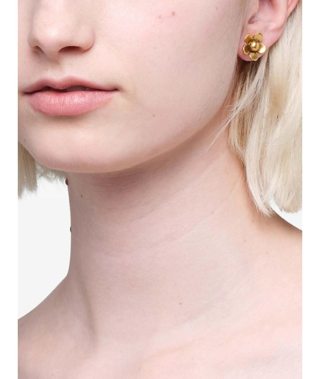 MARC JACOBS Золотые латунные серьги, фото 2