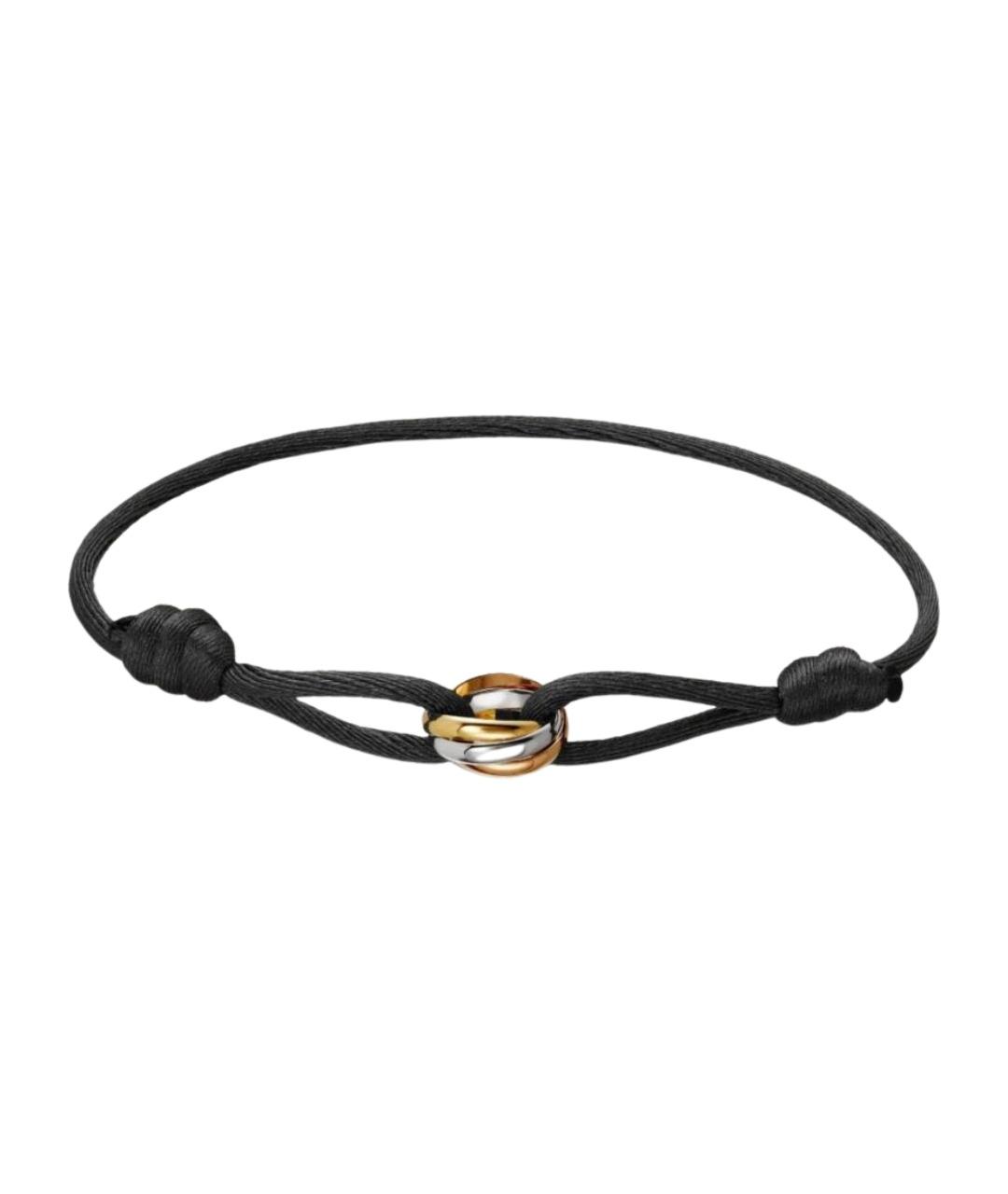 CARTIER Черный браслет из желтого золота, фото 1