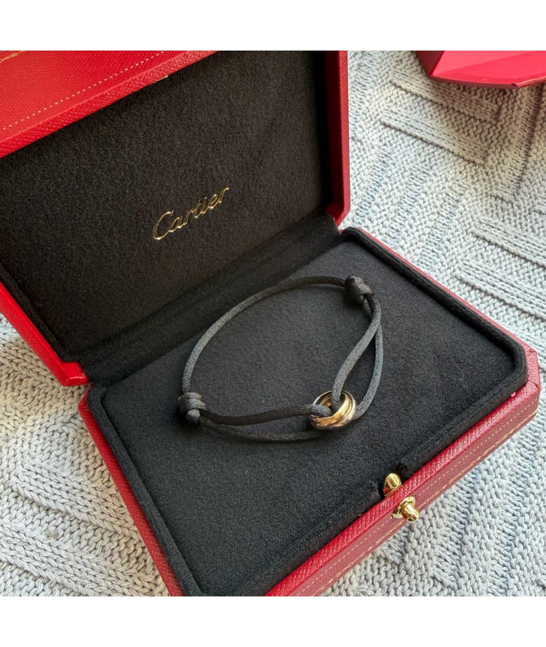 CARTIER Черный браслет из желтого золота, фото 8
