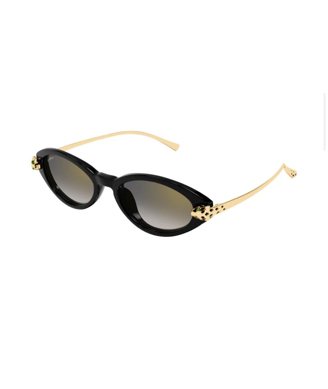 CARTIER Золотые металлические солнцезащитные очки, фото 2