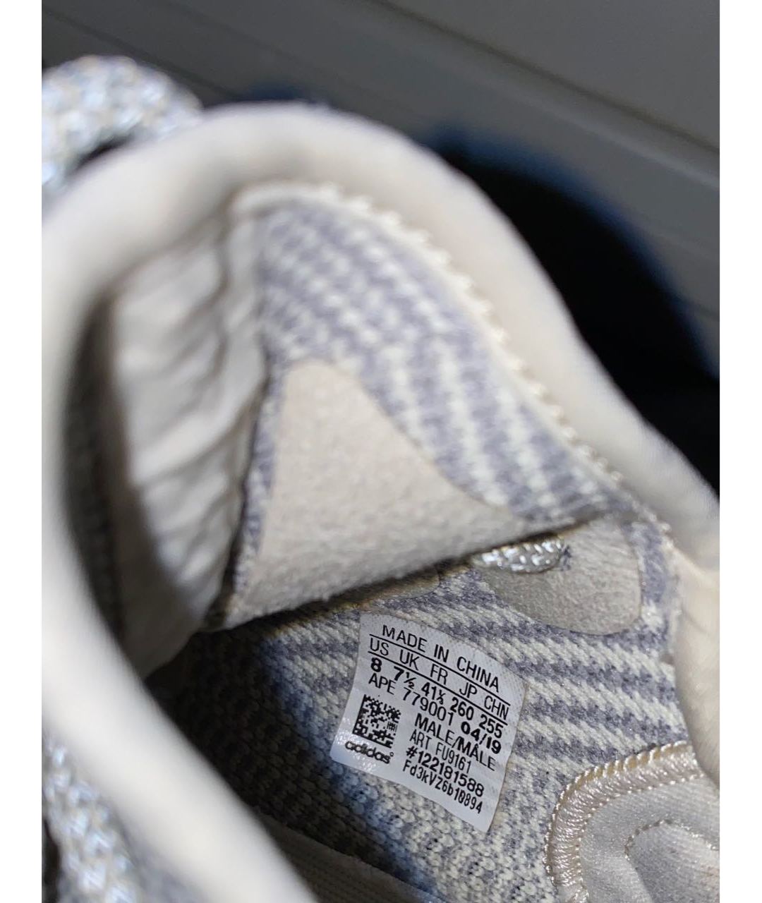 ADIDAS YEEZY Серые текстильные лодочки на низком каблуке, фото 2