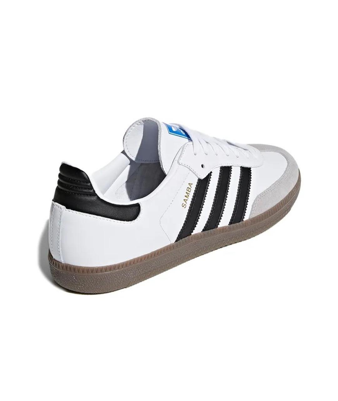 ADIDAS Белые кожаные низкие кроссовки / кеды, фото 7
