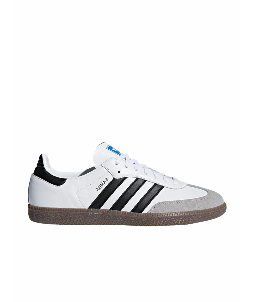 ADIDAS Белые кожаные низкие кроссовки / кеды, фото 9