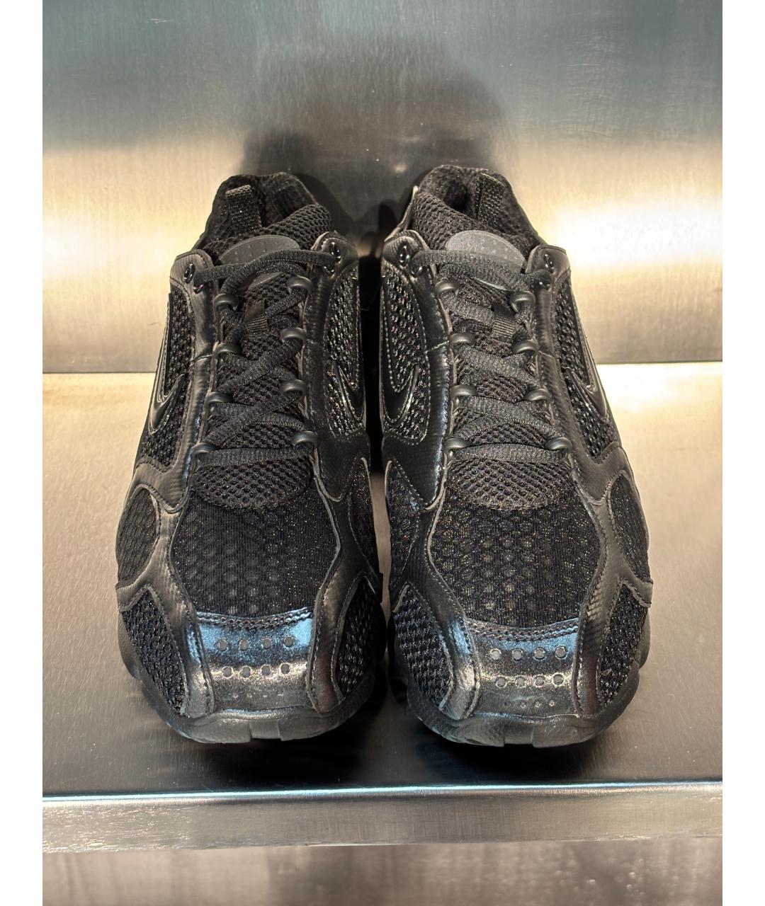 NIKE Черные текстильные низкие кроссовки / кеды, фото 9