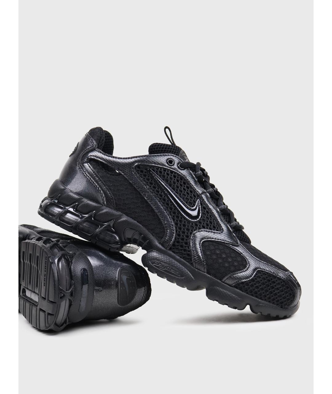 NIKE Черные текстильные низкие кроссовки / кеды, фото 4