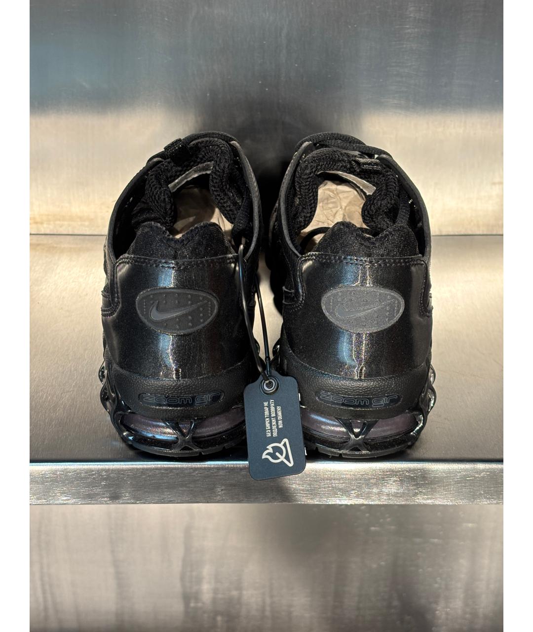 NIKE Черные текстильные низкие кроссовки / кеды, фото 8