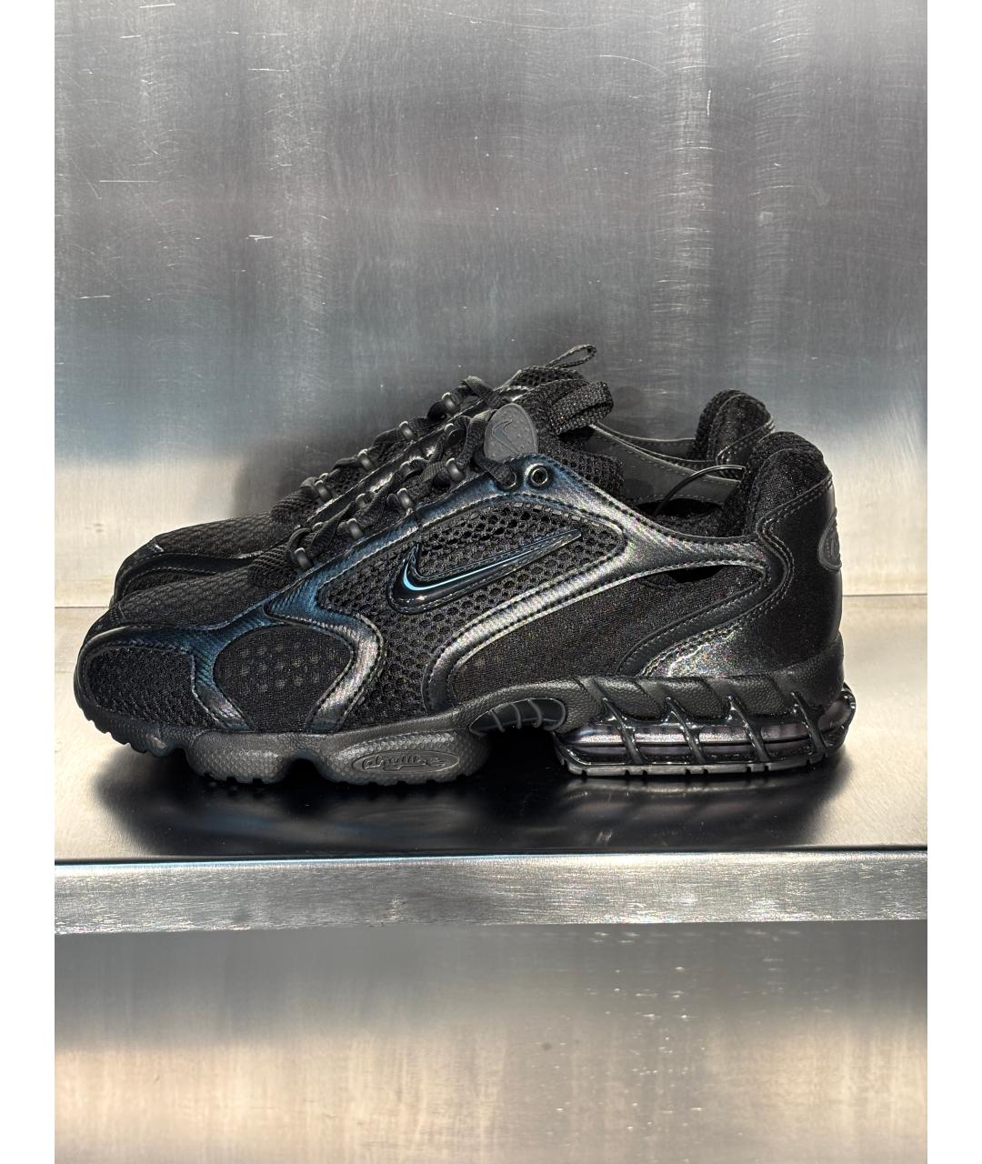 NIKE Черные текстильные низкие кроссовки / кеды, фото 6