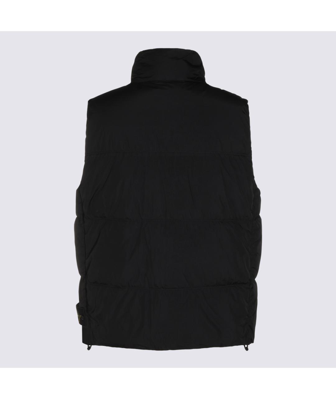 STONE ISLAND Черный синтетический жилет, фото 2