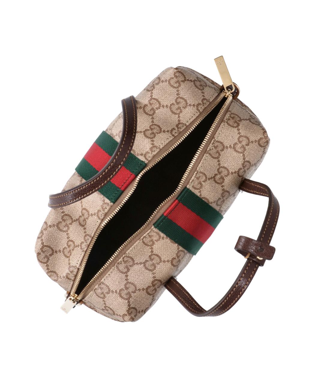 GUCCI Бежевая канва сумка тоут, фото 4