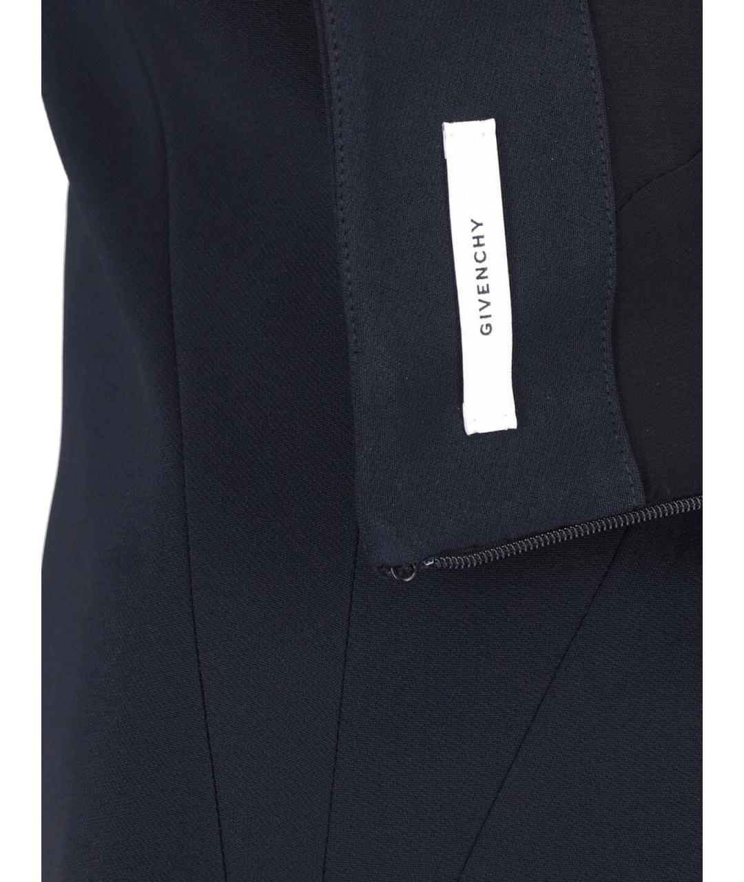 GIVENCHY Черное вискозное платье, фото 4