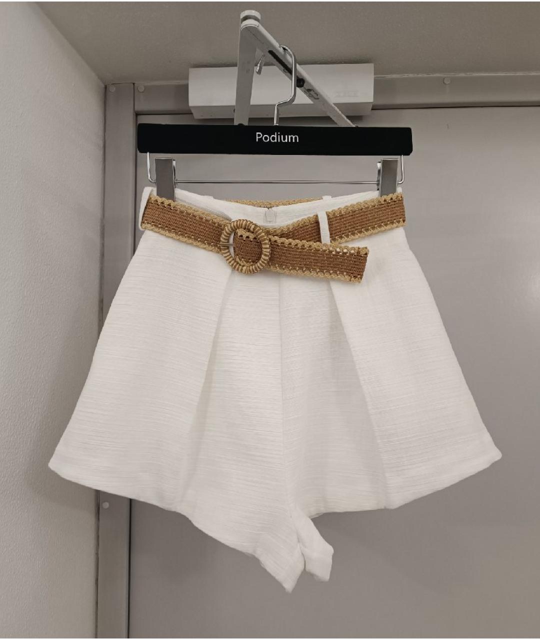 ZIMMERMANN Белые хлопковые шорты, фото 9