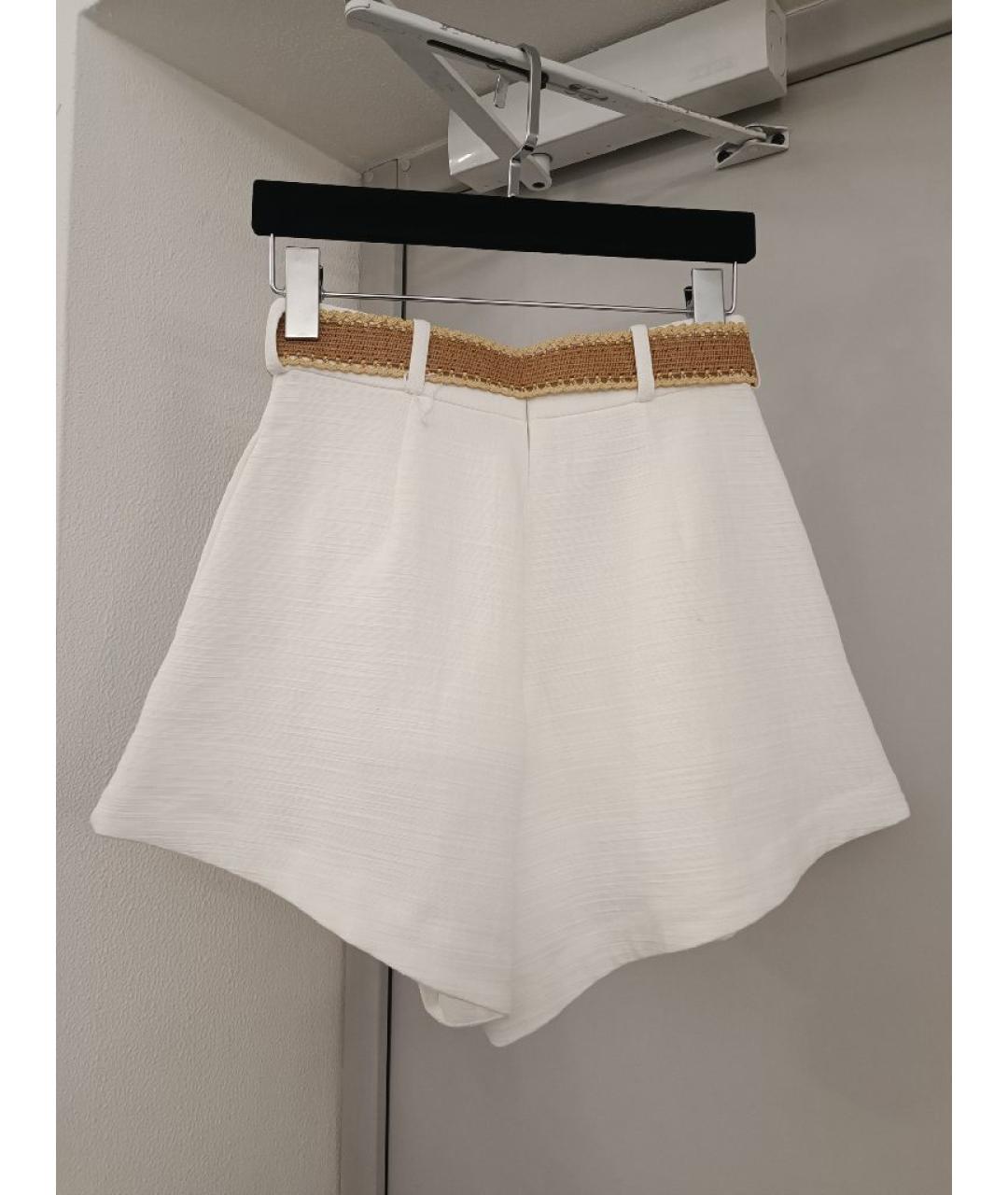 ZIMMERMANN Белые хлопковые шорты, фото 2